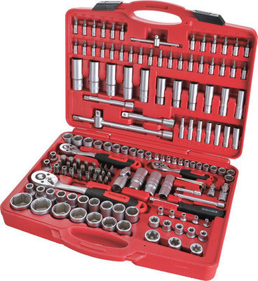 德国ROTHEWALD铬钒钢五金手动汽修工具组合套装150件评测 专业维修工具的首选